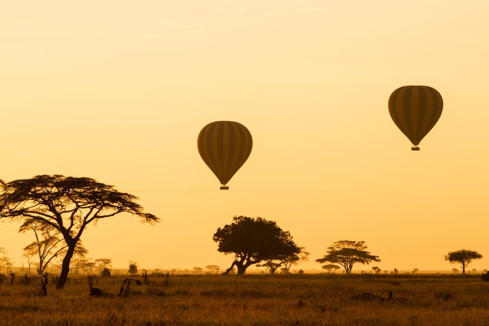 Hot air balloons Tanzania safari - Proud African Safaris