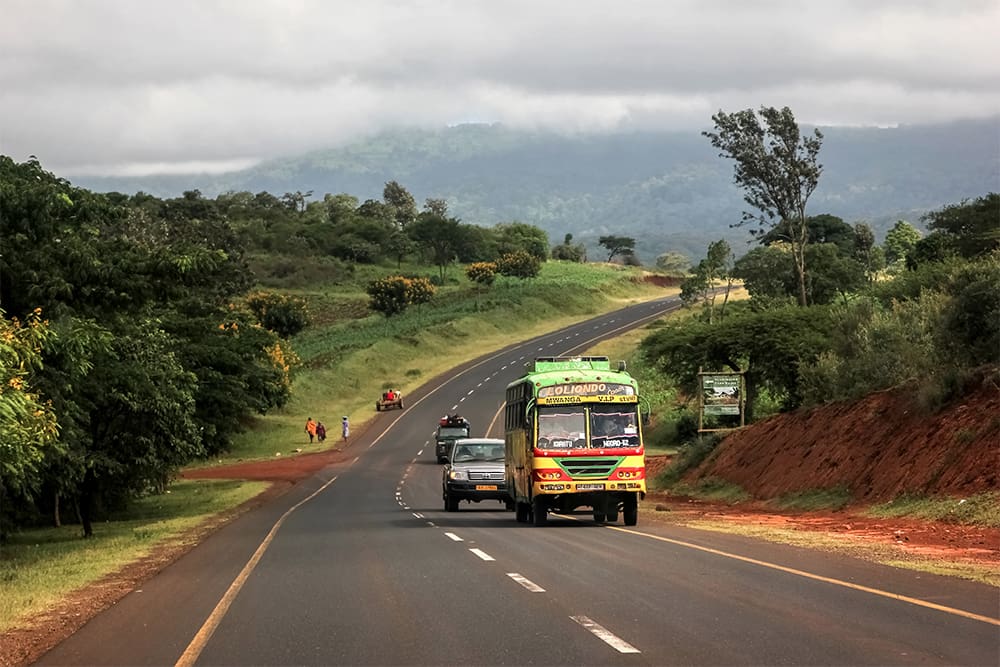 road links popular Tanzania destinations